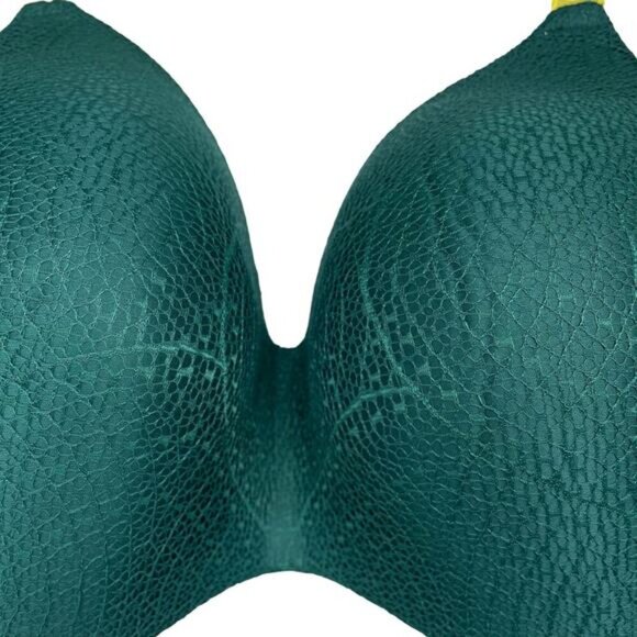 NWT KNIX Lace WingWoman Contour Bra Sz 32G Emerald Limited Edition - Picture 5 of 10